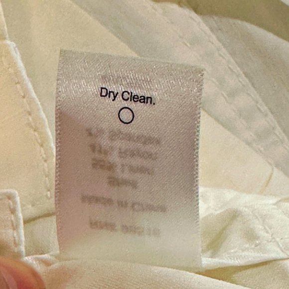 Coldwater Creek Lightweight Jacket Size 14 White Blazer Snap Front Shacket EUC - Picture 10 of 10